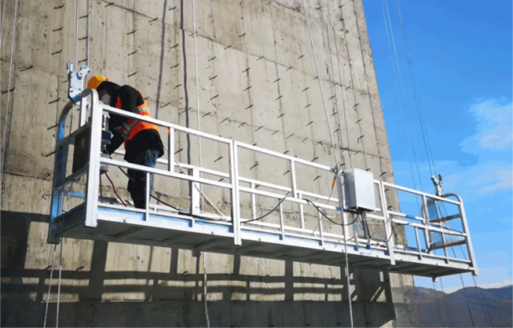 Andamios eléctricos colgantes